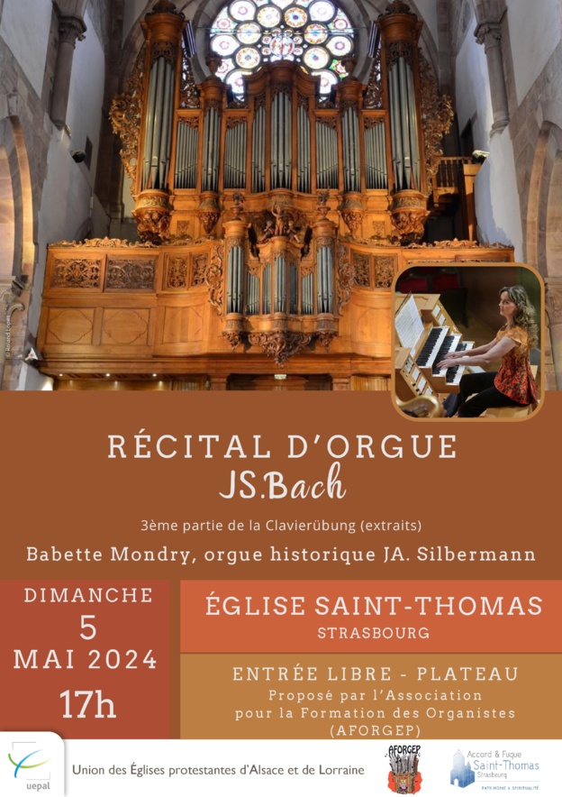 Récital d'orgue JS. Bach par Babette Mondry