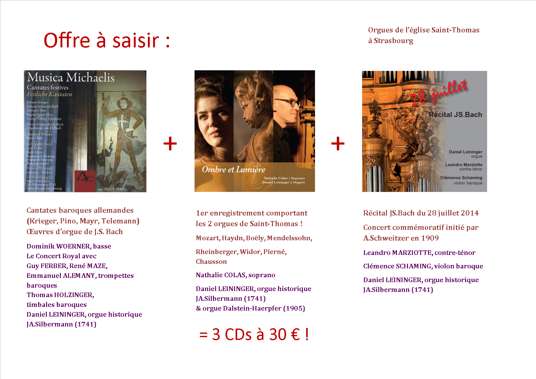 CD Récital JS.Bach - 28 juillet 2014